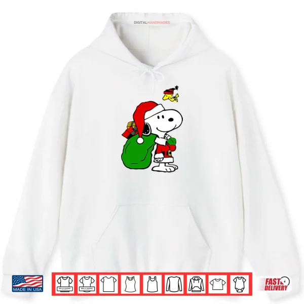 Santa Snoopy Christmas Shirt 2 Hoodie Santa Snoopy Christmas Shirt