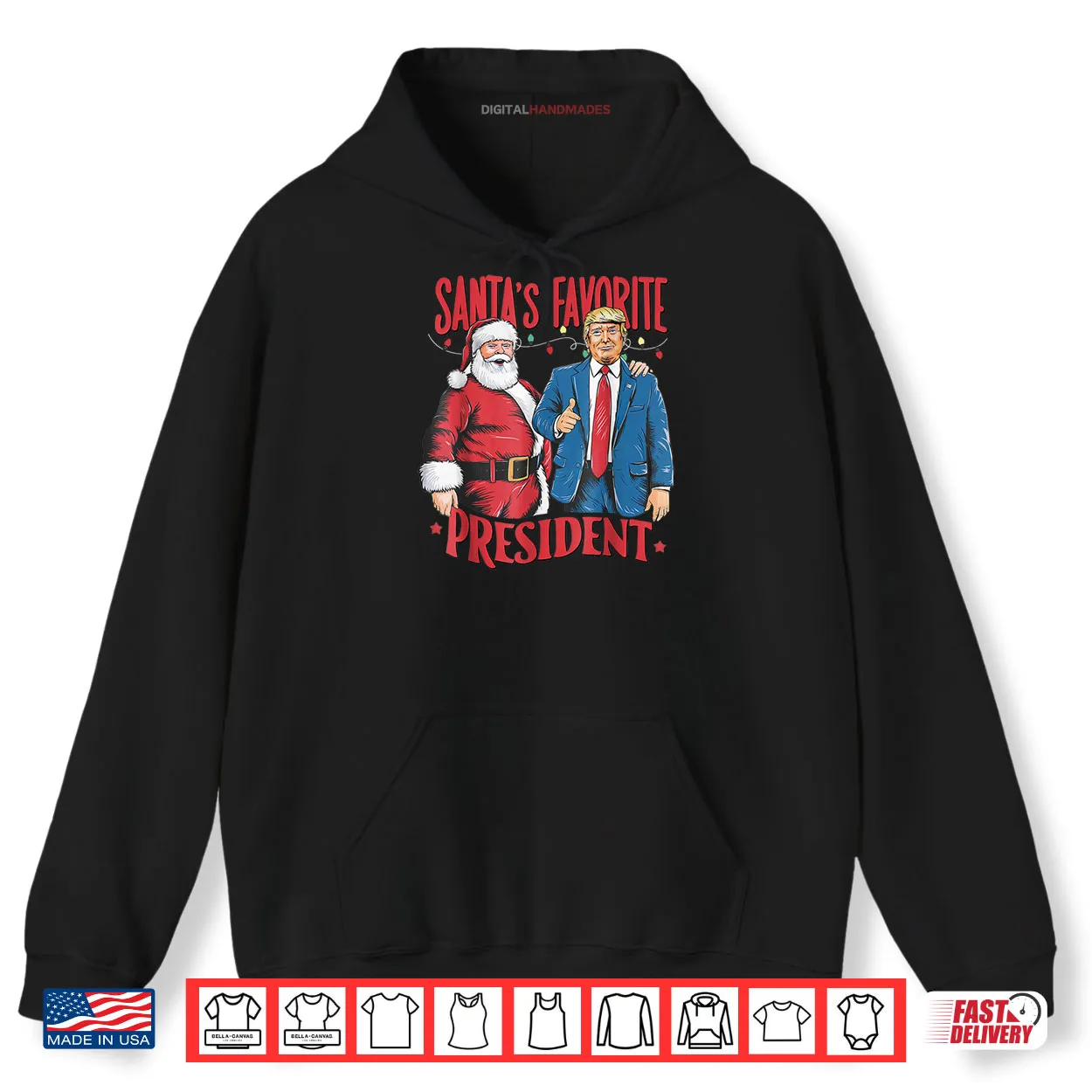 Santa’s Favorite President Santa Trump Dance Christmas Shirt Santa’s Favorite President Santa Trump Dance Christmas Shirt