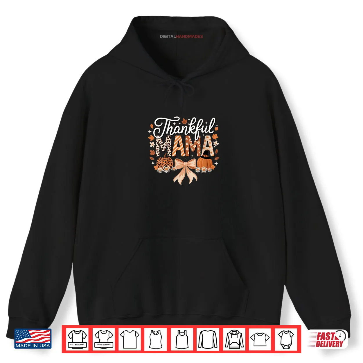 Thankful Mama Coquette Bows Mom Fall Thanksgiving Shirt Thankful Mama Coquette Bows Mom Fall Thanksgiving Shirt