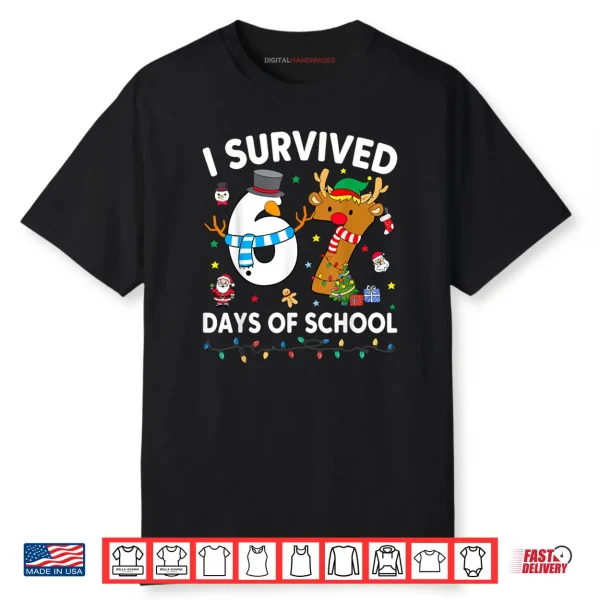 I Survived 67 Days of School Meme Six Seven Christmas Shirt