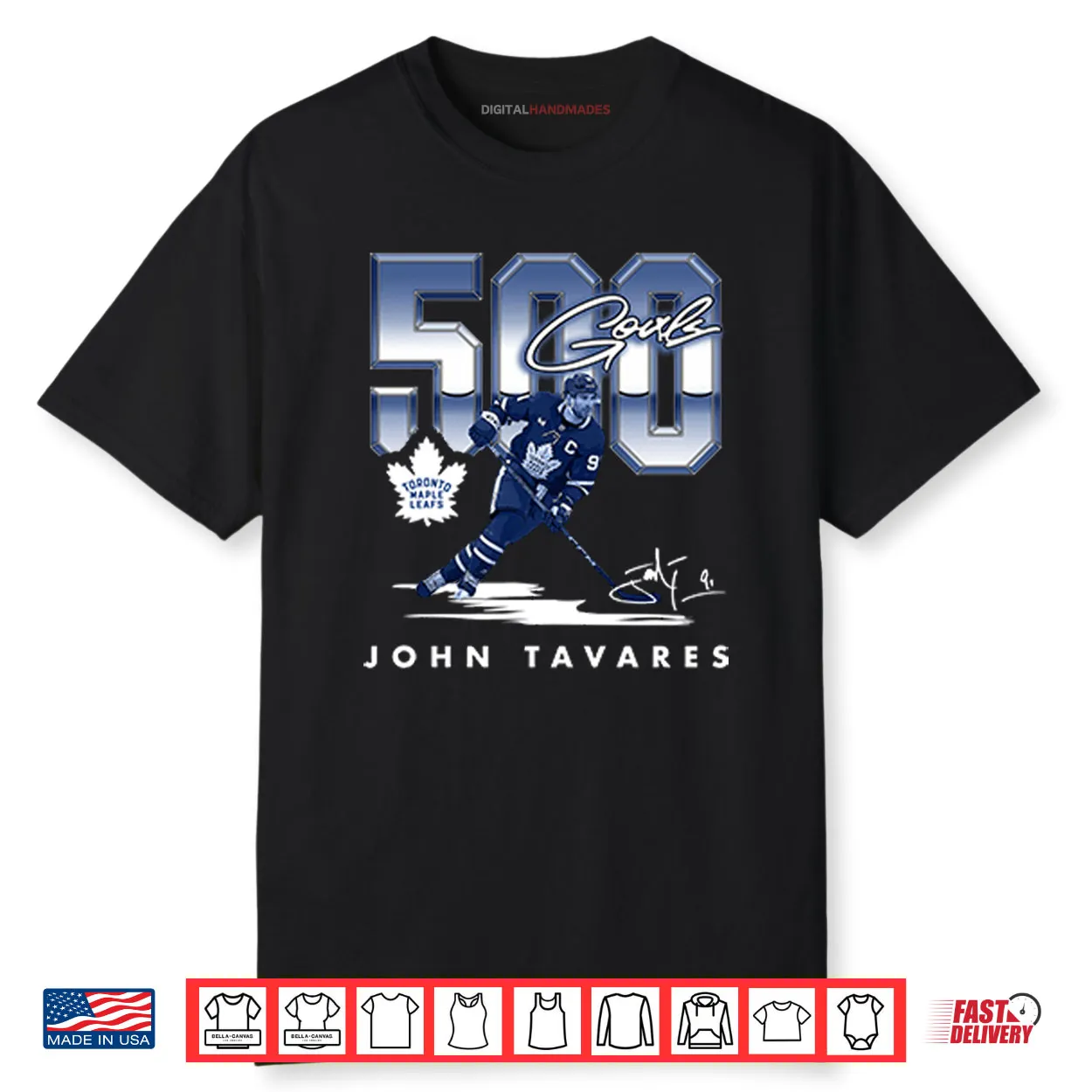 John Tavares Toronto Maple Leafs 500 Goals Shirt John Tavares Toronto Maple Leafs 500 Goals Shirt