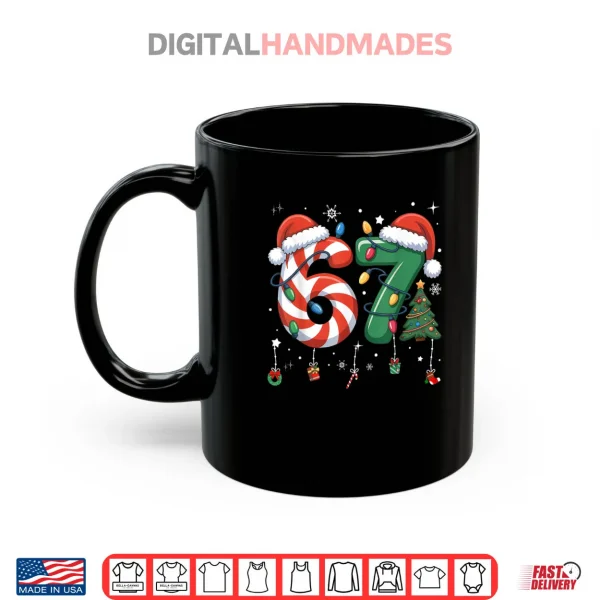 67 Meme Six Seven Christmas Shirt 3 Mug 67 Meme Six Seven Christmas Shirt 1