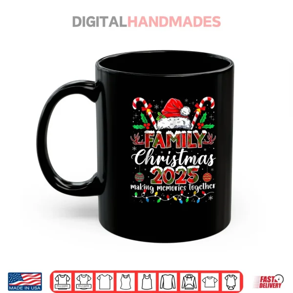 Mug Family Christmas 2025 Matching Santa Tee Xmas Pajamas Pjs Shirt