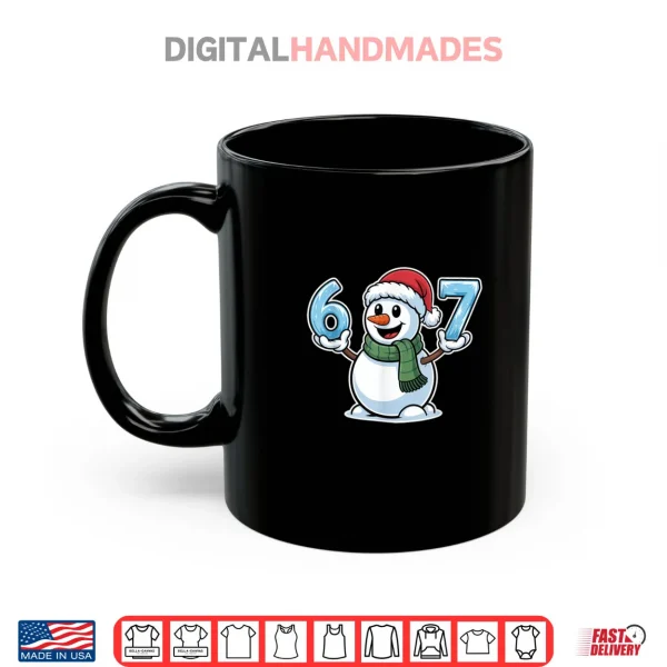 Festive Snowman Christmas Winter Cheer 67 Number Shirt 3 Mug Festive Snowman Christmas Winter Cheer 67 Number Shirt
