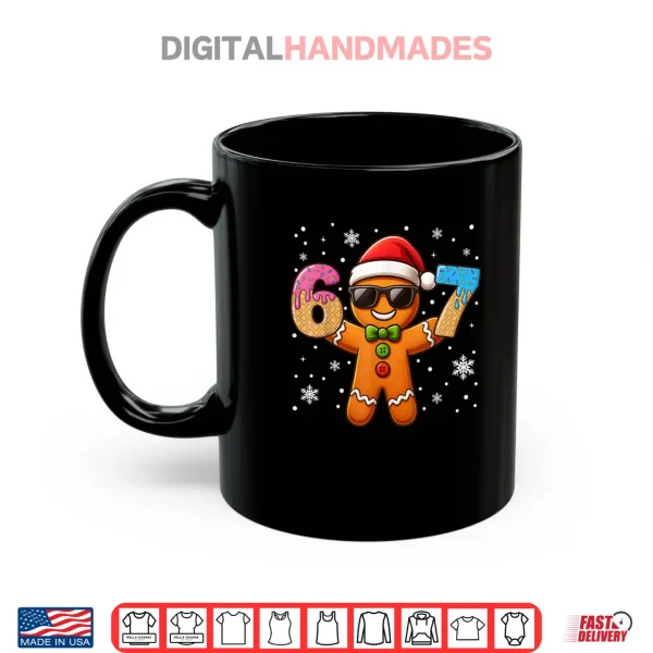 Gingerbread Six Seven 67 Ice Cream Drip Christmas Shirt 3 Mug Gingerbread Six Seven 67 Ice Cream Drip Christmas Shirt