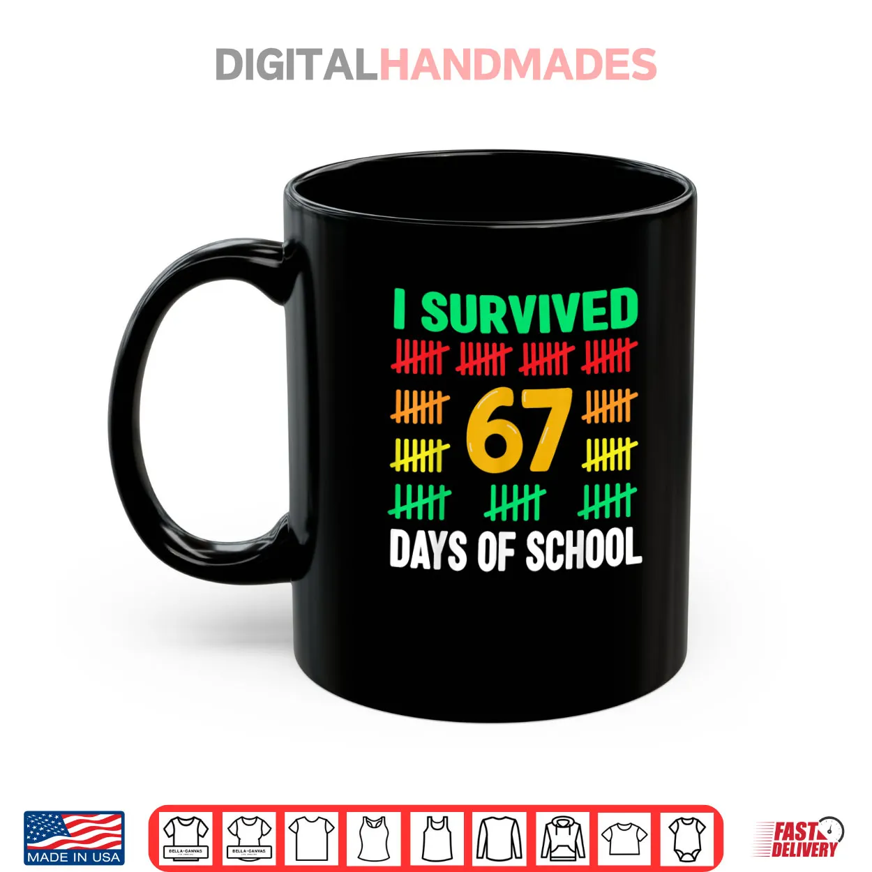 I Survived 67 Days of School Funny 67 Meme Teacher Shirt I Survived 67 Days of School Funny 67 Meme Teacher Shirt