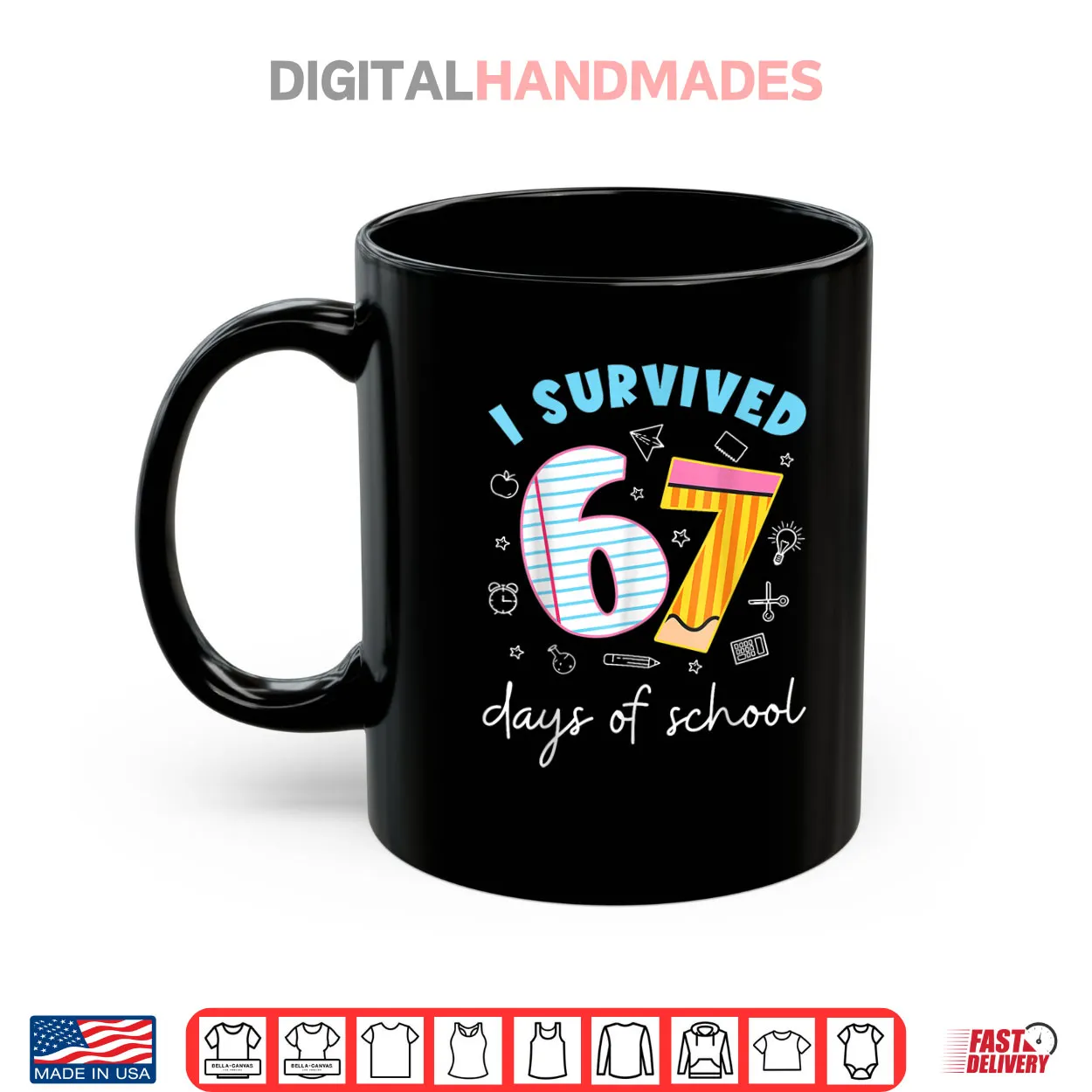 I Survived 67 Days of School Funny Meme Teacher Student Shirt I Survived 67 Days of School Funny Meme Teacher Student Shirt