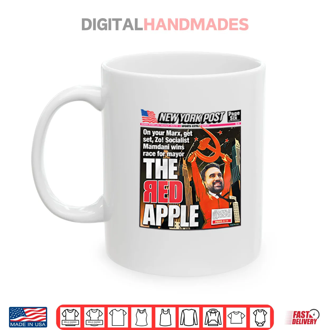 New York Post Socialist Mamdani Wins Race For Mayor Shirt New York Post Socialist Mamdani Wins Race For Mayor Shirt