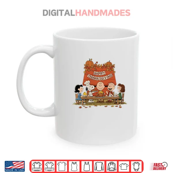 Mug Peanuts Snoopy Thanksgiving Shirt