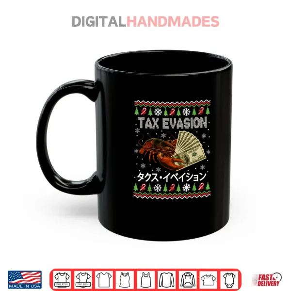 Tax Evasion Lobster Funny Ugly Christmas Shirt 3 Mug Tax Evasion Lobster Funny Ugly Christmas Shirt