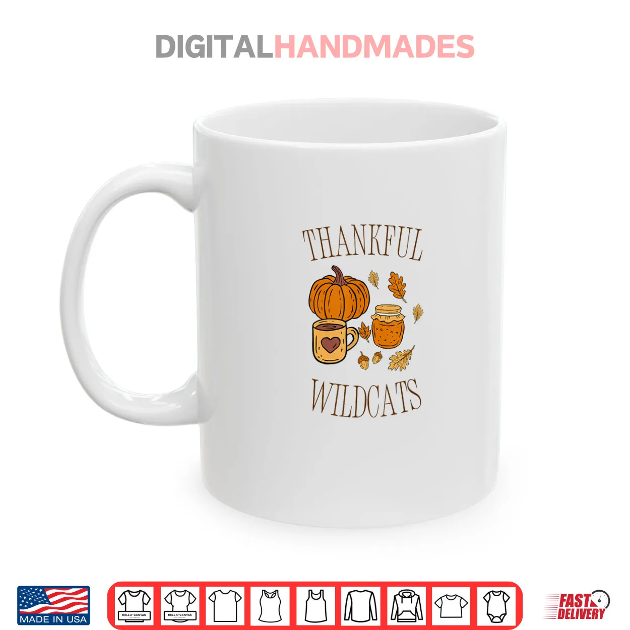 Thankful Wildcat Cute and Simple Shirt Thankful Wildcat Cute and Simple Shirt