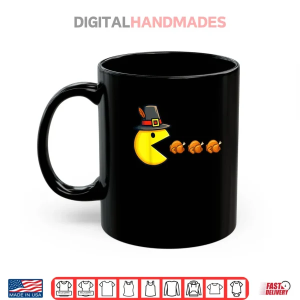 Mug Thanksgiving Video Game Eating Turkey Gamer Shirt