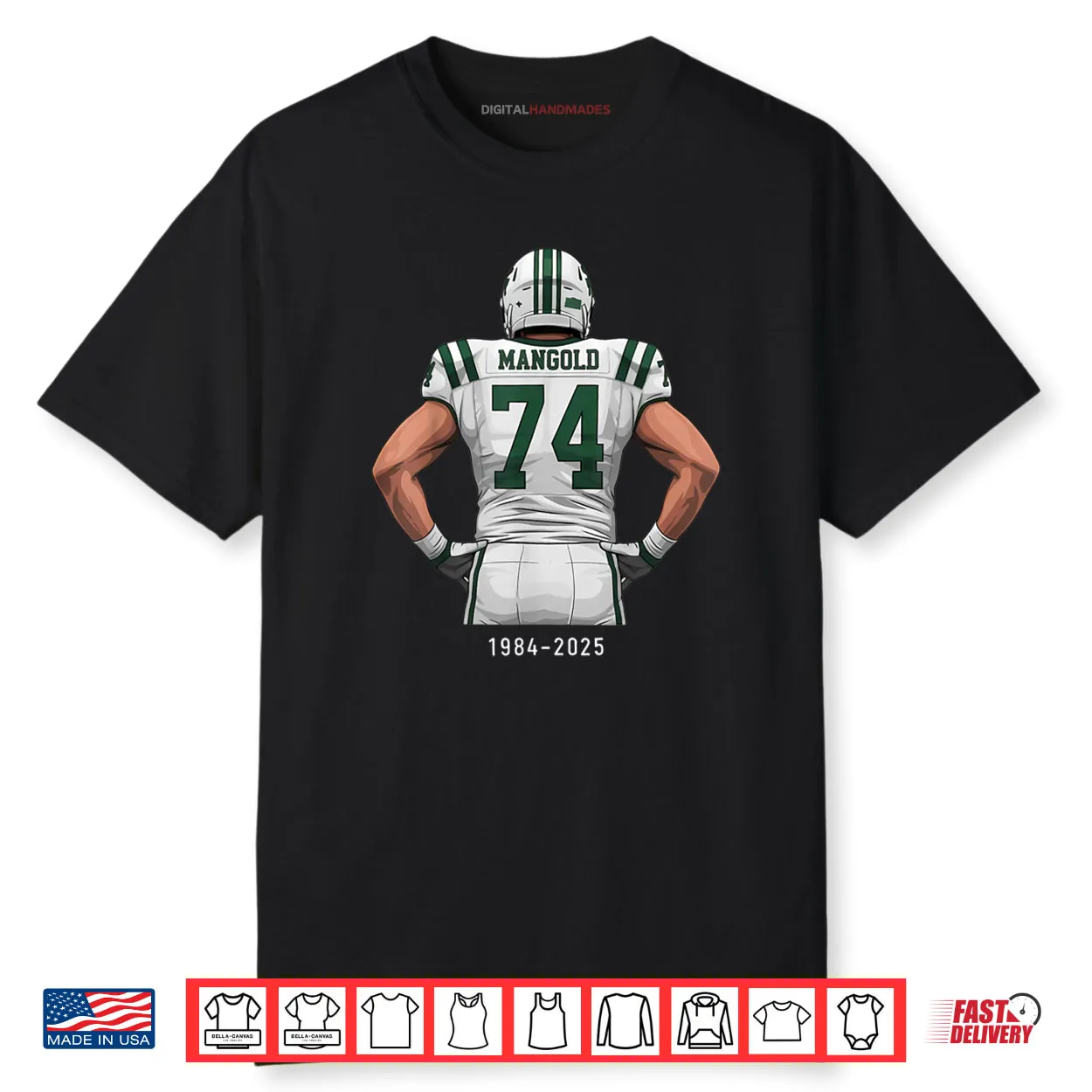Nick Mangold A True Jet 74 Football Legend Memorial Shirt Nick Mangold A True Jet 74 Football Legend Memorial Shirt