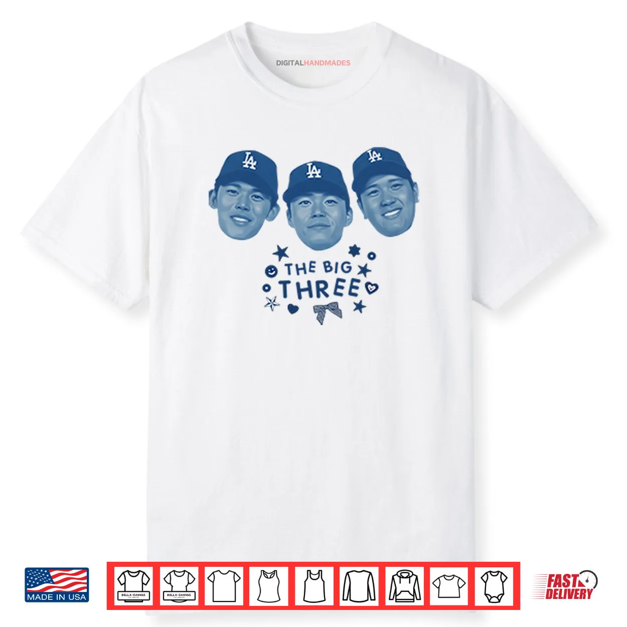 Ohtani Yamamoto Sasaki The Big Three Shirt Ohtani Yamamoto Sasaki The Big Three Shirt
