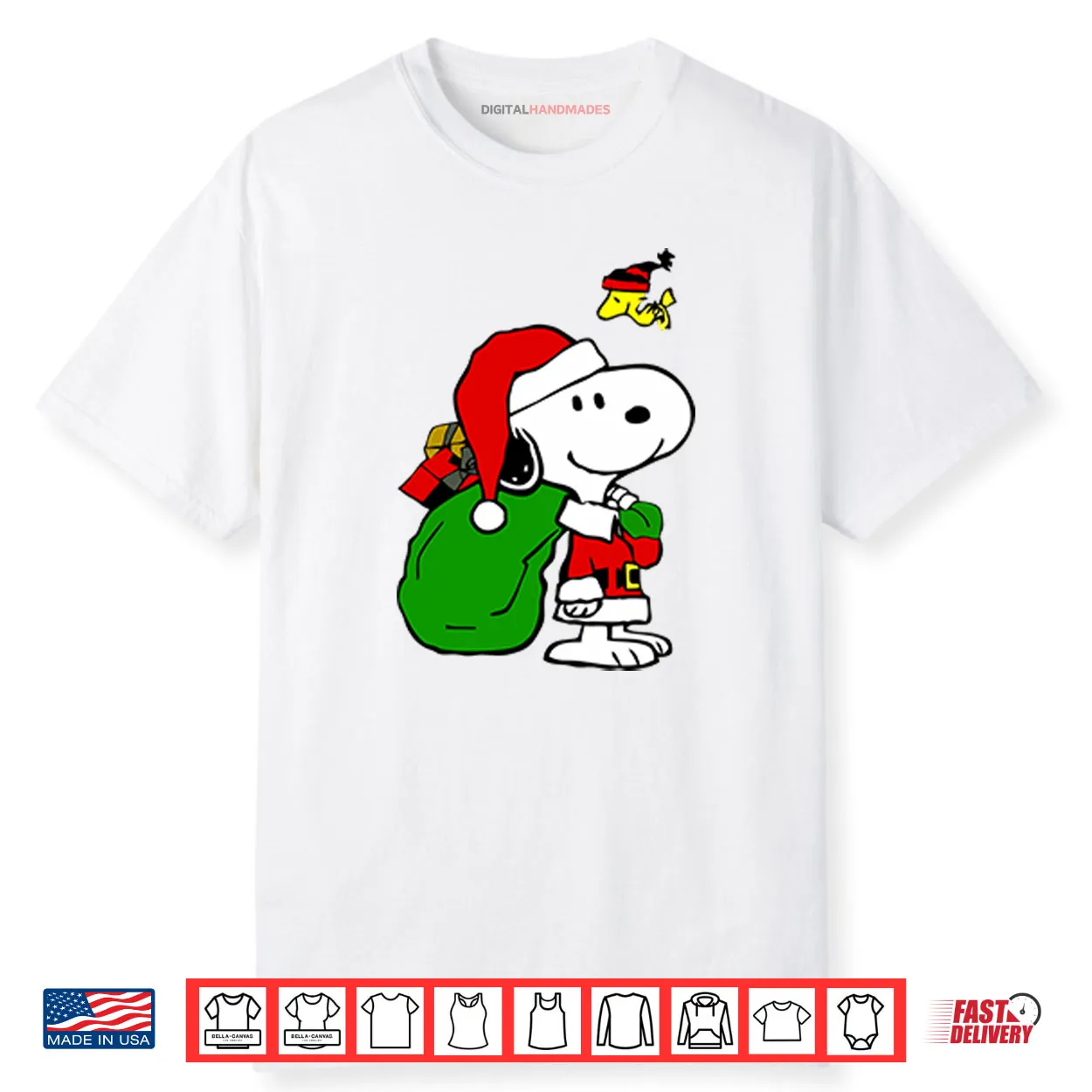 Santa Snoopy Christmas Shirt Santa Snoopy Christmas Shirt