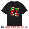 Six Seven 67 Meme 6 7 Christmas Santa Hand Shirt