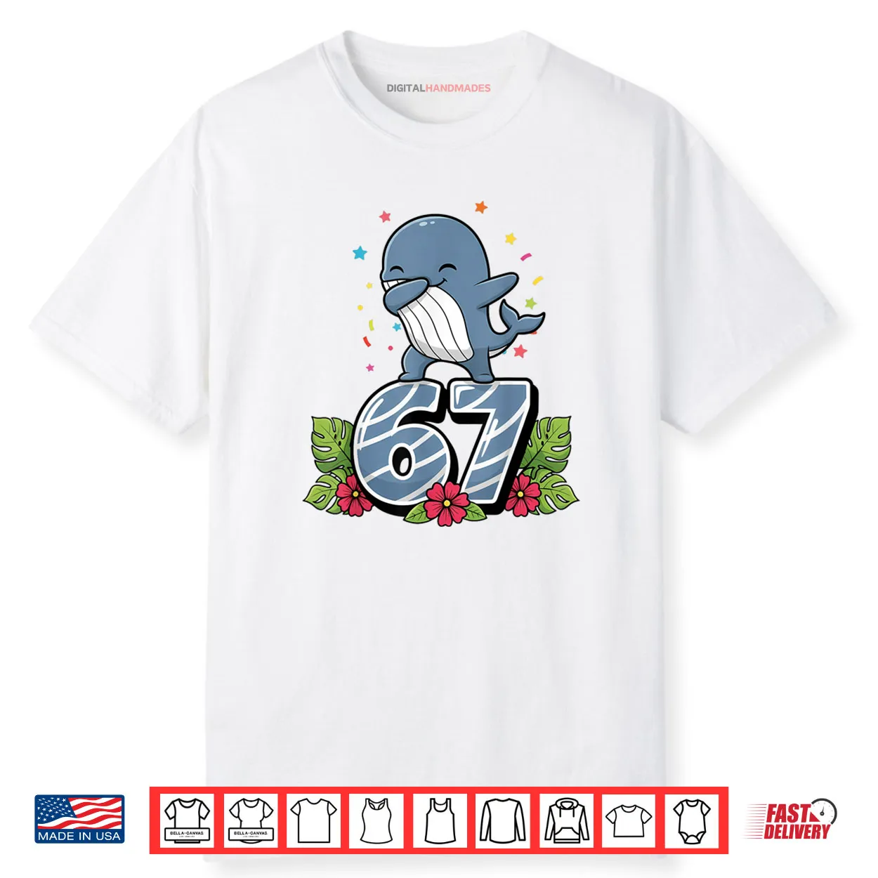 Six Seven Meme Dabbing Baby Whale 67 Funny Gen Z Apha Shirt Six Seven Meme Dabbing Baby Whale 67 Funny Gen Z Apha Shirt