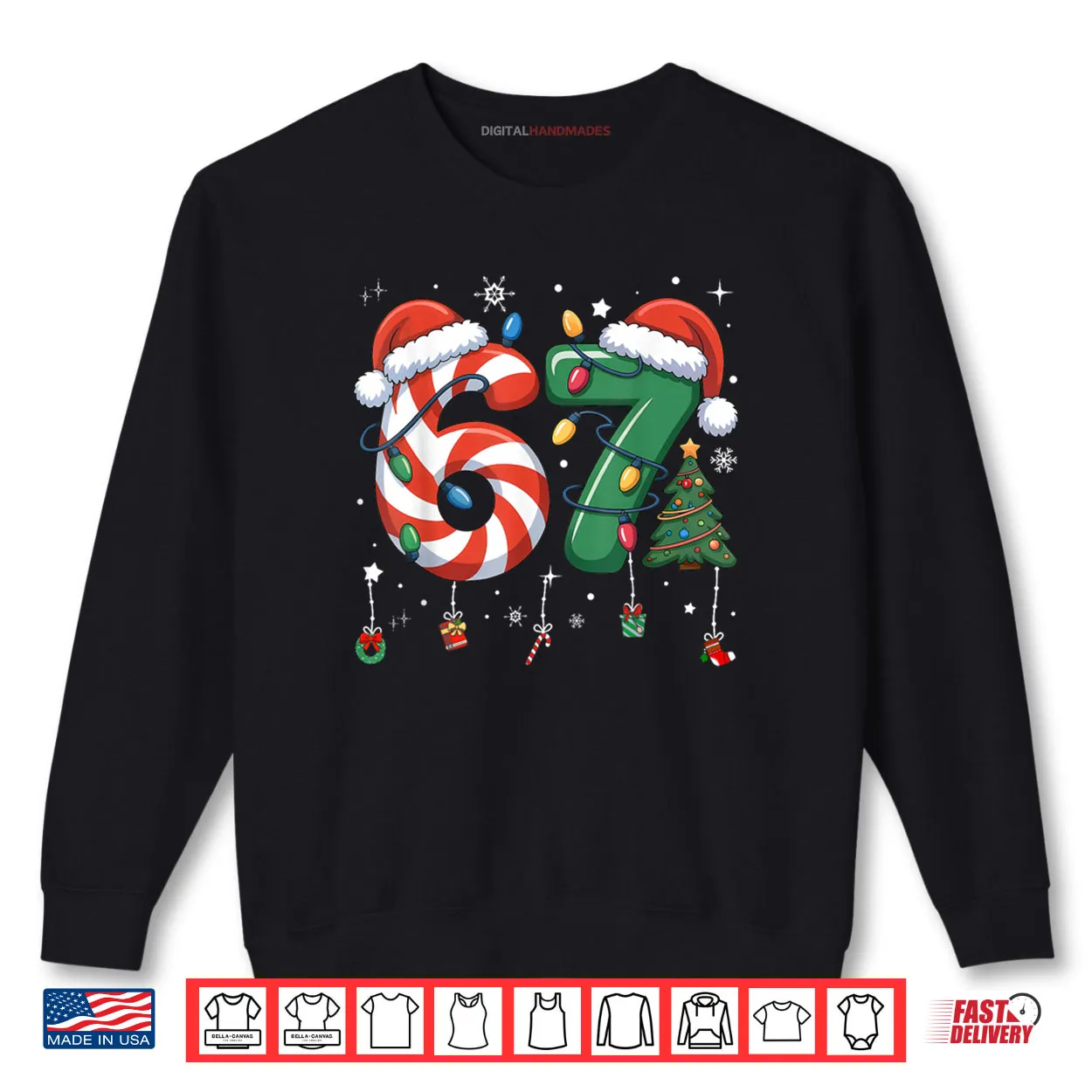 67 Meme Six Seven Christmas Shirt 67 Meme Six Seven Christmas Shirt