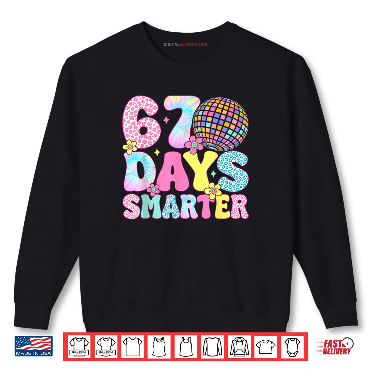67th Days Smarter Smile Face 67 Days School Teacher Shirt 67th Days Smarter Smile Face 67 Days School Teacher Shirt