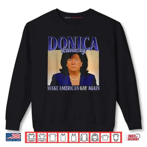 Sweatshirt Donica Lewinsky Meme Shirt Big Beautiful Bill Meme Shirt