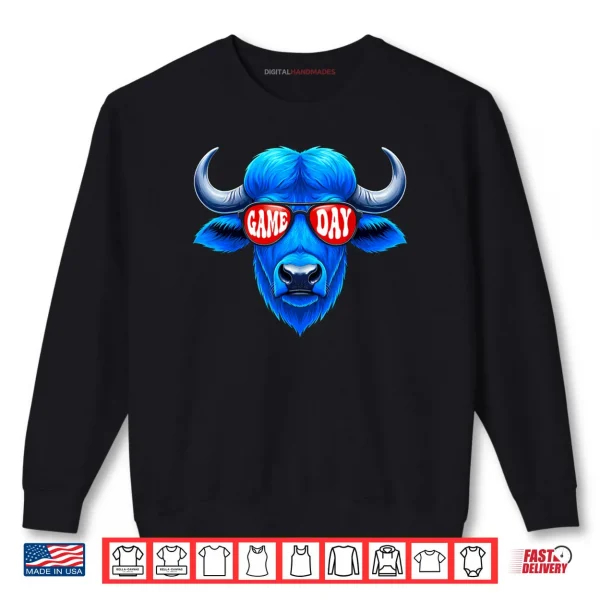 Sweatshirt Game Day Buffalo with Sunglasses Shirt