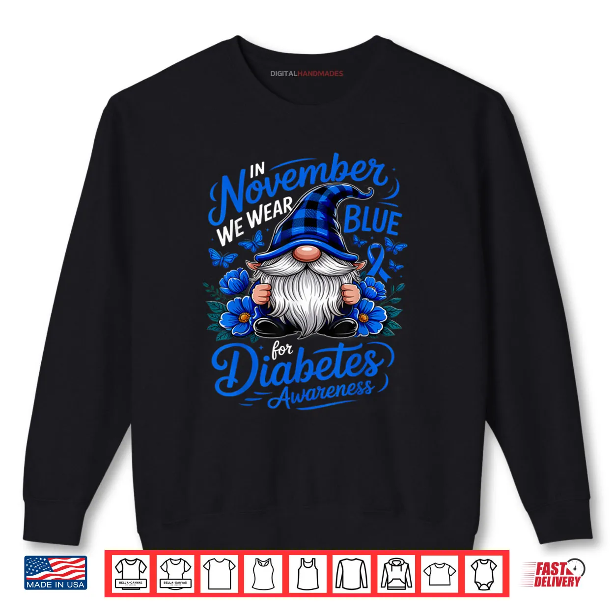 In November We Wear Blue Diabetes Awareness Blue Nome Shirt In November We Wear Blue Diabetes Awareness Blue Nome Shirt