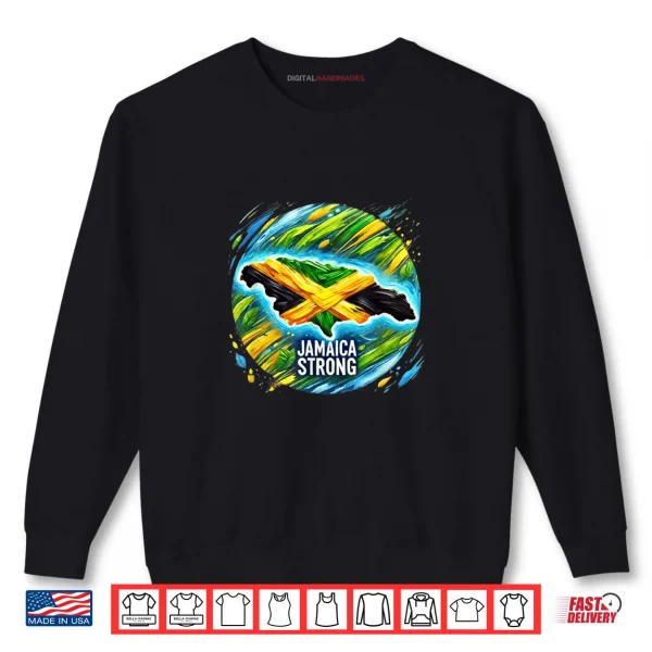Sweatshirt Jamaica Strong Hurricane Melissa Recovery Shirt