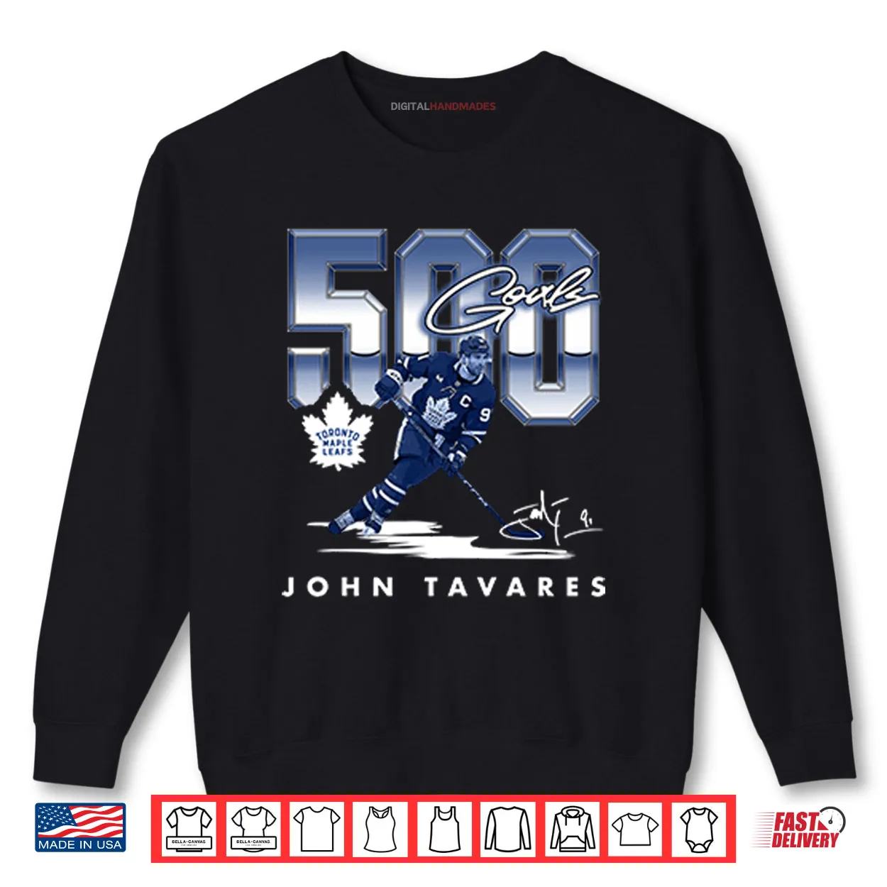 John Tavares Toronto Maple Leafs 500 Goals Shirt John Tavares Toronto Maple Leafs 500 Goals Shirt