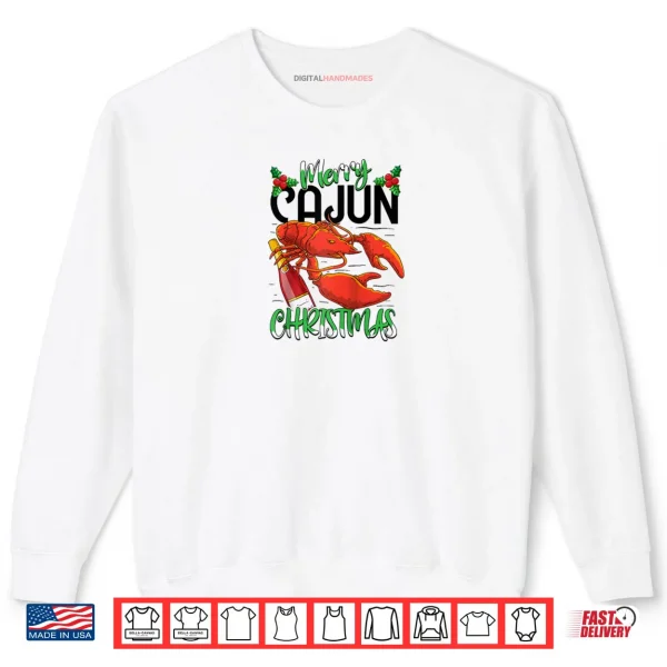Merry Cajun Christmas Louisiana New Orleans Xmas Holiday Raglan Shirt 1 Sweatshirt Merry Cajun Christmas Louisiana New Orleans Xmas Holiday Raglan Shirt