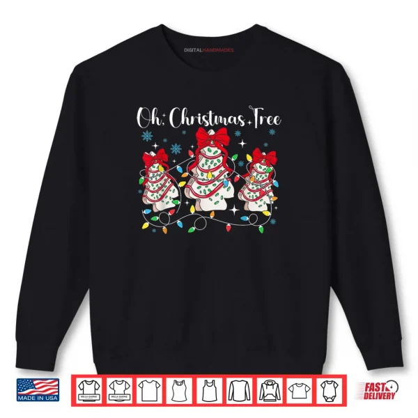 Sweatshirt Oh Christmas Tree Cakes Debbie Becky Jen Cake Lovers Xmas Shirt