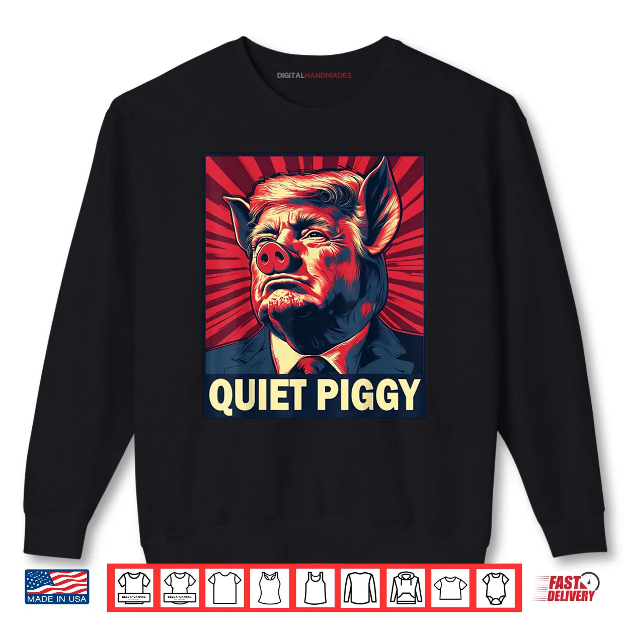 Quiet Piggy Funny Quiet Piggy Retro Vintage Shirt Quiet Piggy Funny Quiet Piggy Retro Vintage Shirt