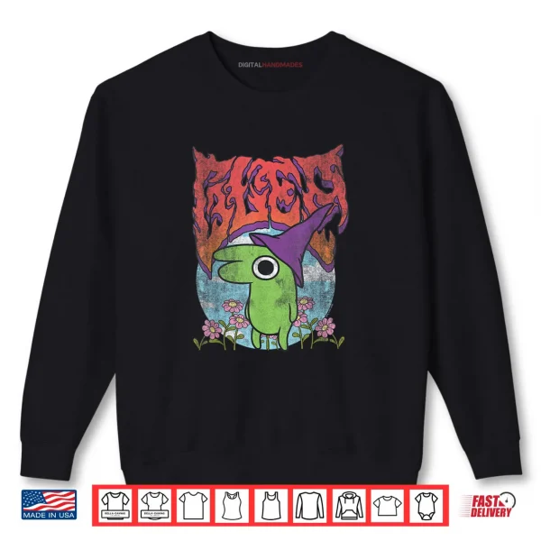 Smiling Friends Glep Vintage Heavy Metal Flowers Cartoon Shirt 1 Sweatshirt Smiling Friends Glep Vintage Heavy Metal Flowers Cartoon Shirt