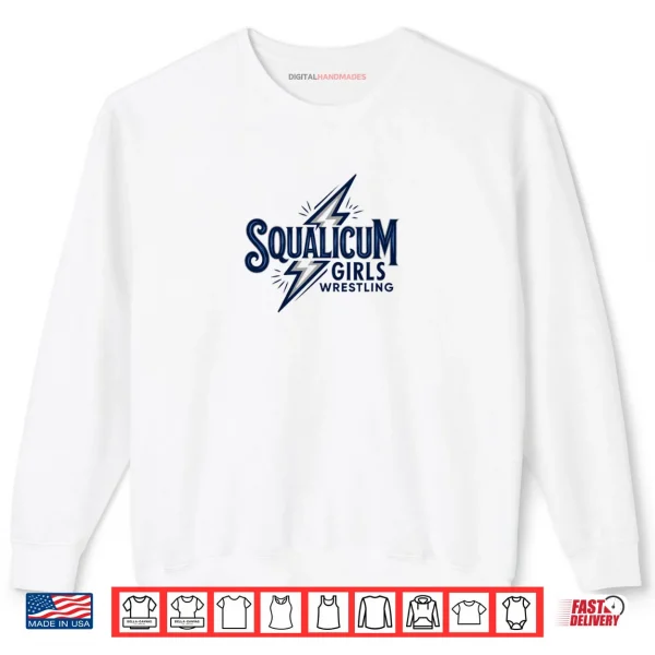 Squalicum Girls Wrestling Shirt 1 Sweatshirt Squalicum Girls Wrestling Shirt