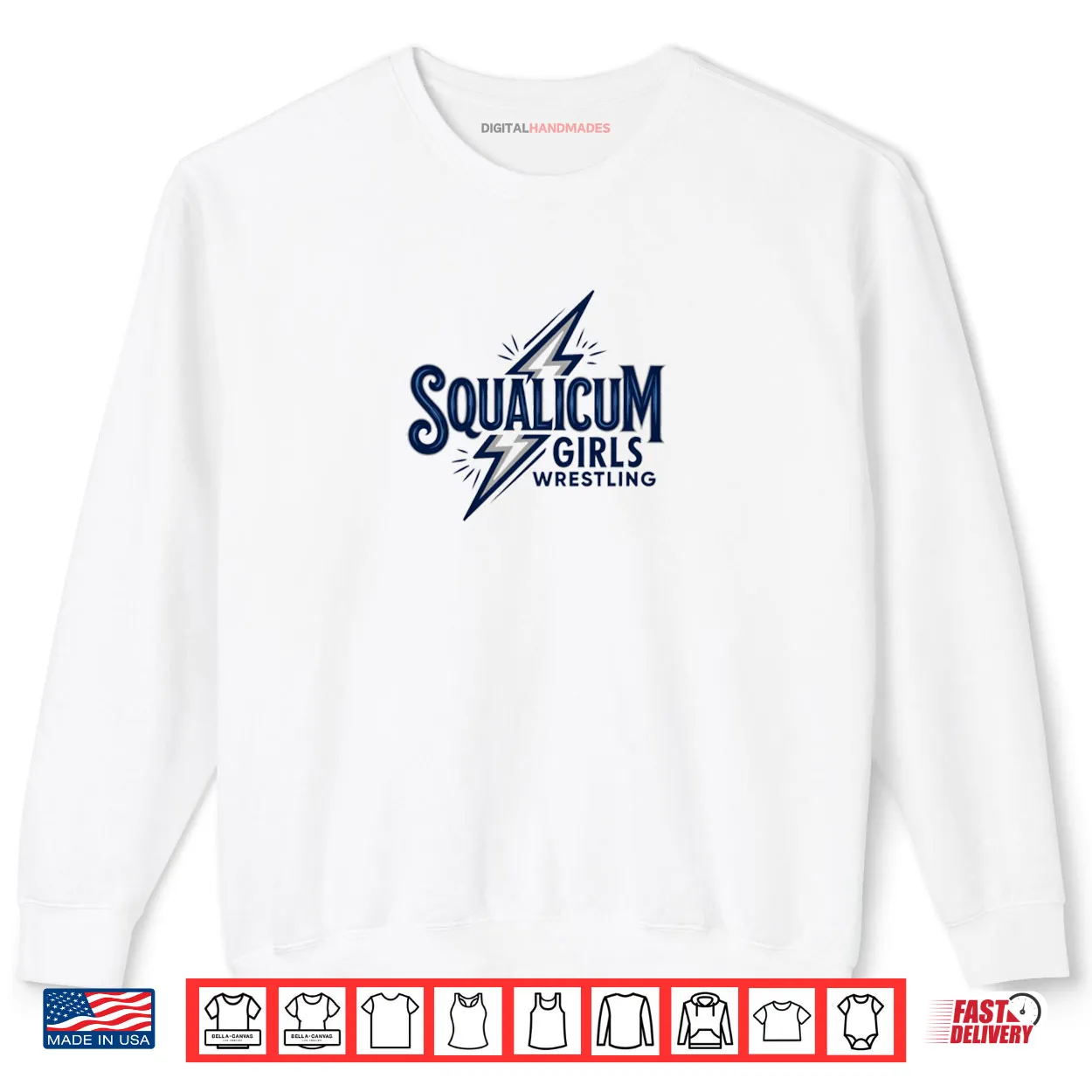Squalicum Girls Wrestling Shirt Squalicum Girls Wrestling Shirt