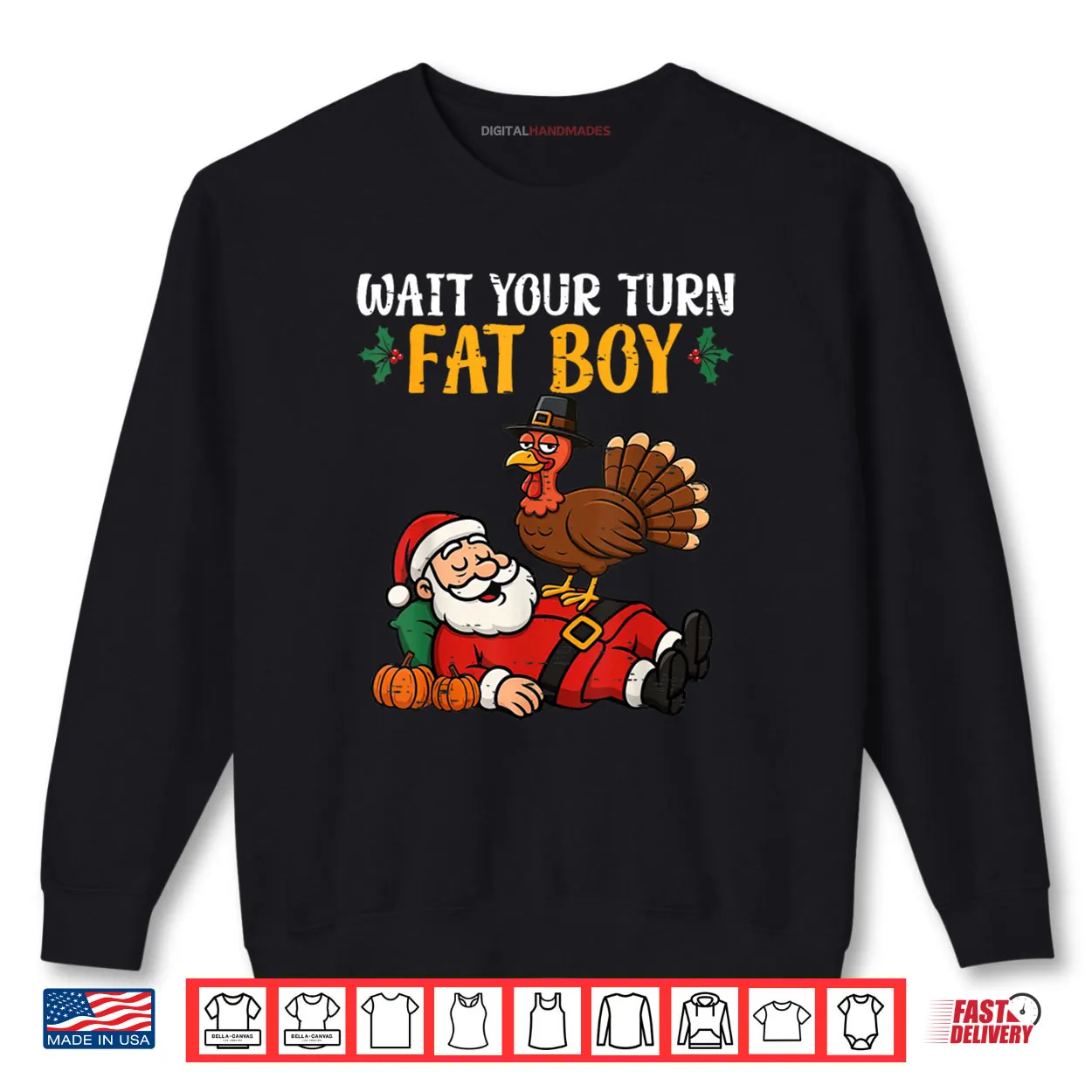 Thanksgiving Christmas Turkey vs Santa Shirt Thanksgiving Christmas Turkey vs Santa Shirt