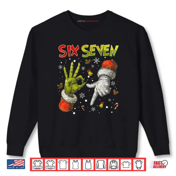 Sweatshirt Trending Six Seven Meme Christmas 67 Xmas Shirt 1