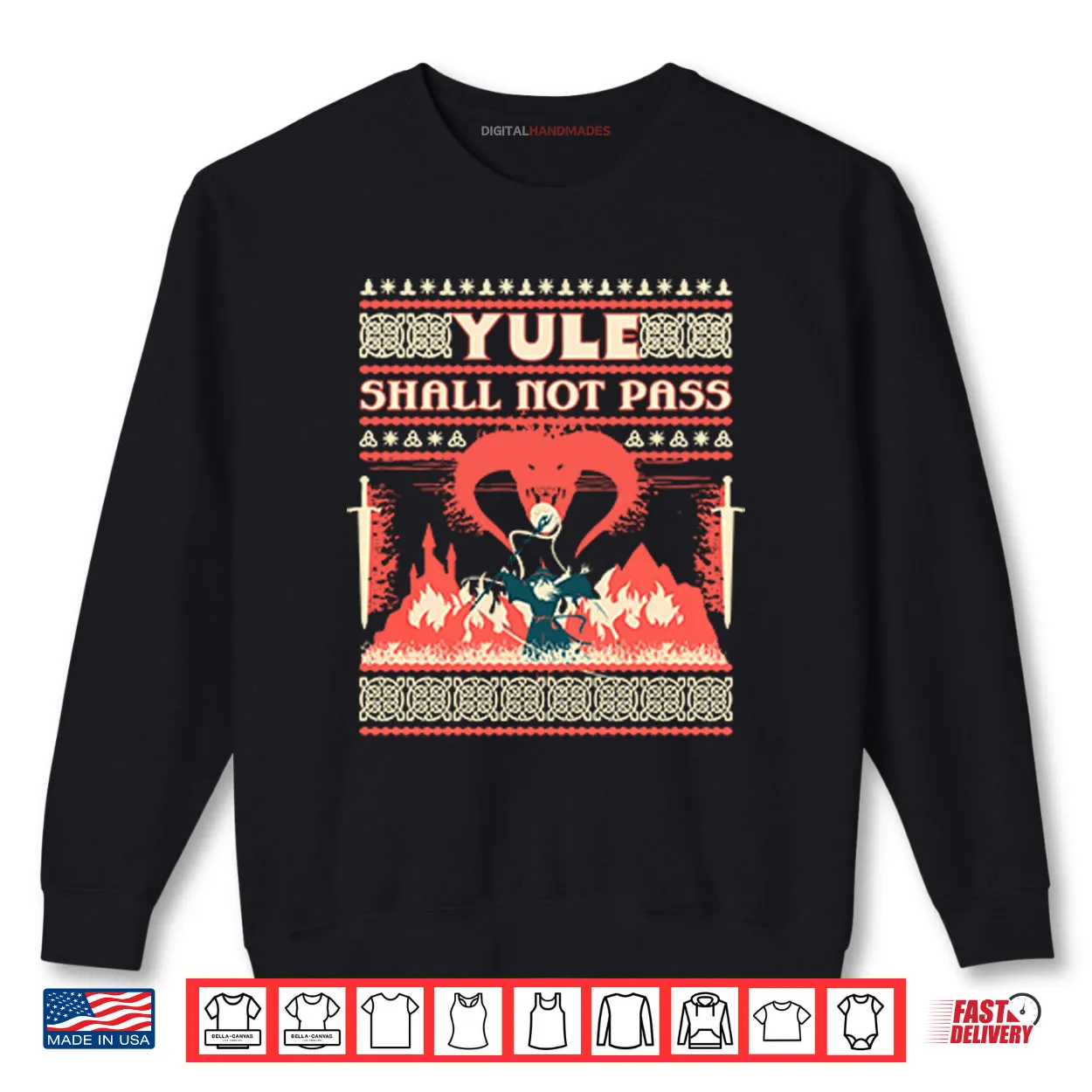 Yule Shall Not Pass Christmas Shirt Yule Shall Not Pass Christmas Shirt