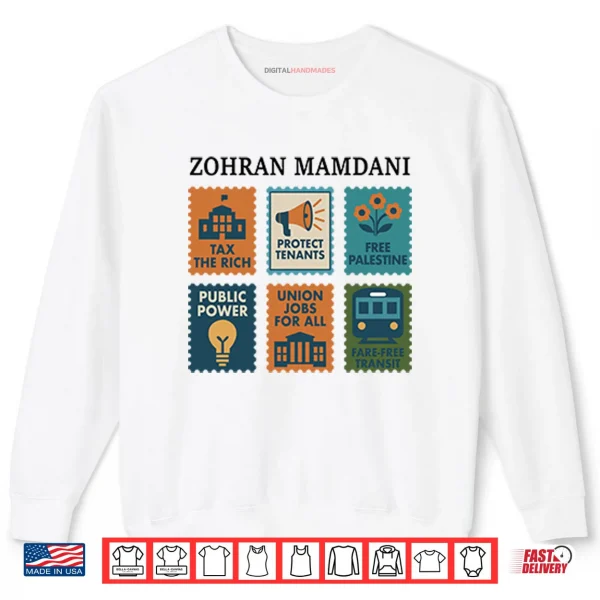 Sweatshirt Zohran Mamdani Tax The Rich Shirt