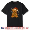 Teddy Bear Christmas Tree Lights Santa Hat for Bears Xmas Shirt