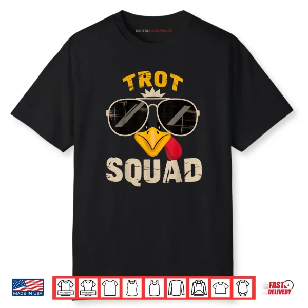 Thanksgiving Turkey Trot Squad 2025 Trot Race Shirt