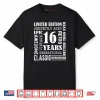 16th Birthday Gift Vintage Awesome Epic Retro 16 Yrs Old Shirt