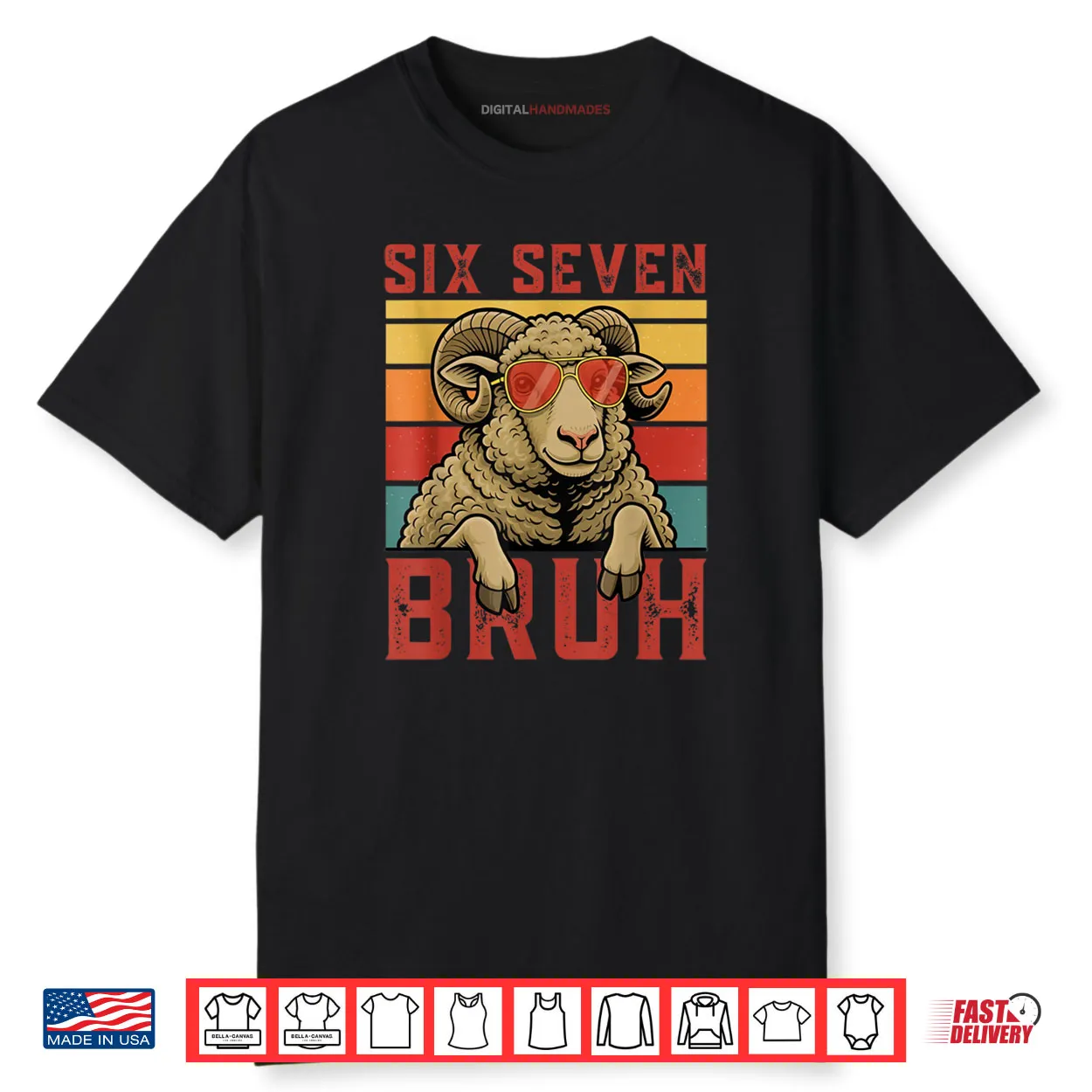 67 6 7 Sheep Retro Sunglasses Six Seven Shirt 67 6 7 Sheep Retro Sunglasses Six Seven Shirt