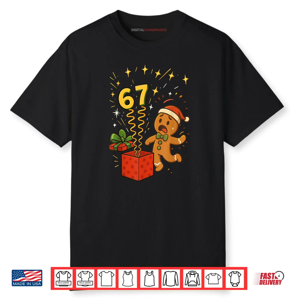 67 Meme Six Seven 6 7 Meme Funny Christmas Gingerbread Shirt 67 Meme Six Seven 6 7 Meme Funny Christmas Gingerbread Shirt