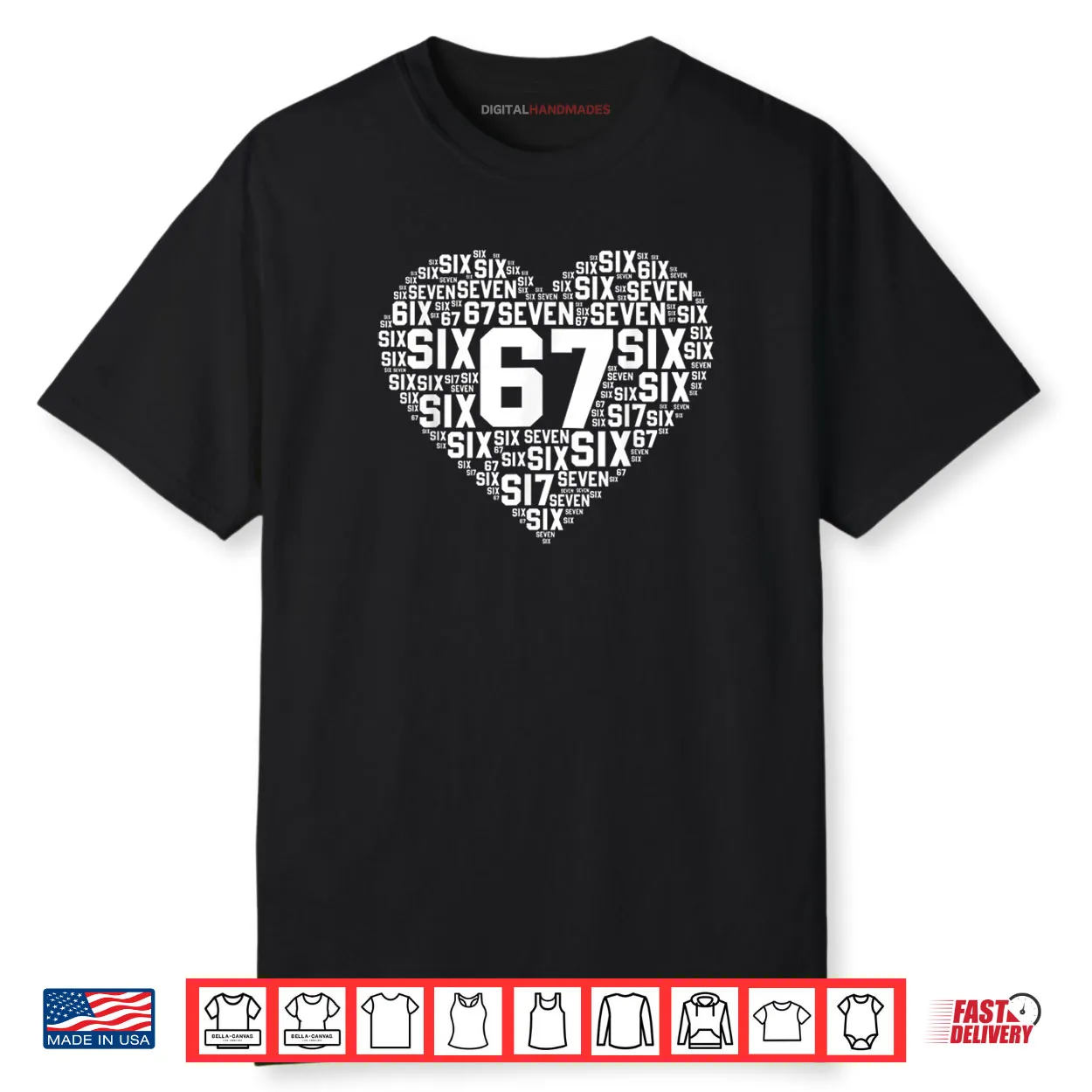 67 Meme Six Seven Heart Matching Couples Valentines Shirt 67 Meme Six Seven Heart Matching Couples Valentines Shirt