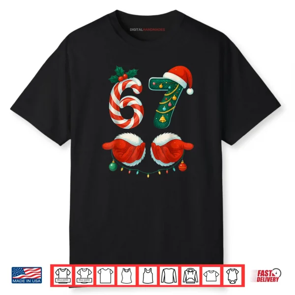 67 Six Seven Couple Pajamas Christmas Shirt