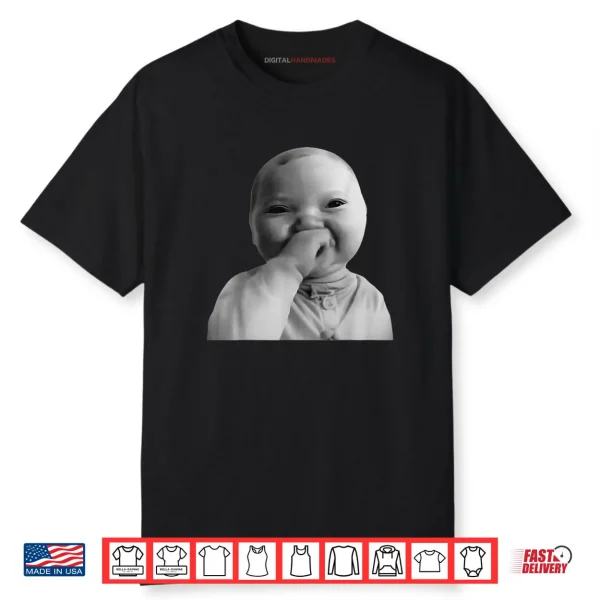 AI Baby Meme Funny Ai Laughing Baby Meme Shirt
