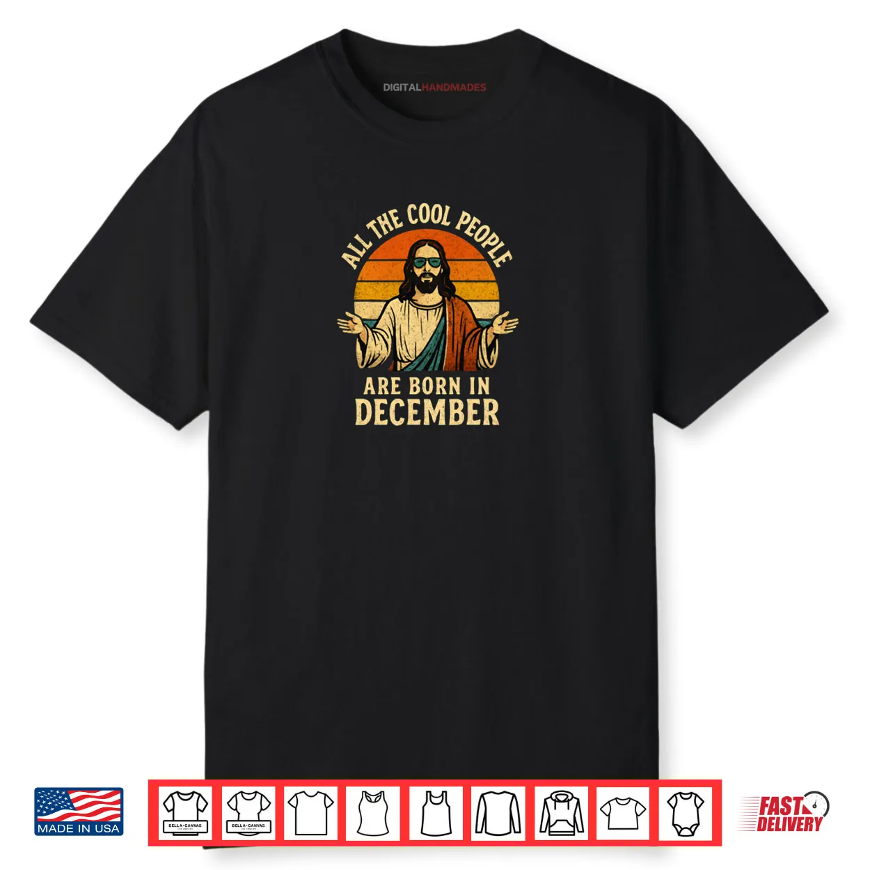 All Cool People are Born in December Birthday Christmas Shirt All Cool People are Born in December Birthday Christmas Shirt