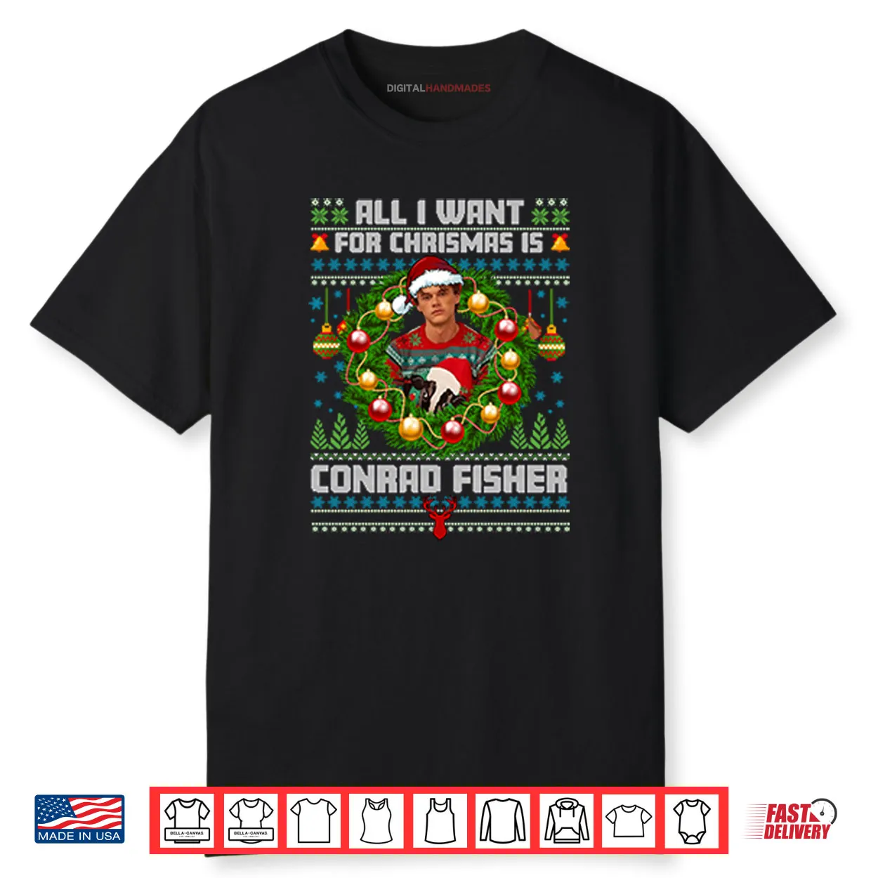 All I Want For Christmas Is Conrad Fisher Shirt All I Want For Christmas Is Conrad Fisher Shirt
