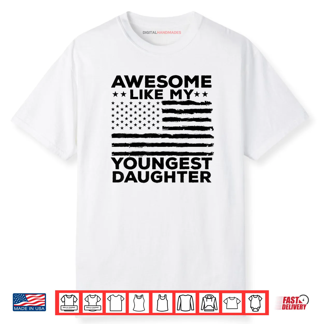 Awesome Like My Youngest Daughter Father’s Day Mother’s Day Shirt Awesome Like My Youngest Daughter Father’s Day Mother’s Day Shirt