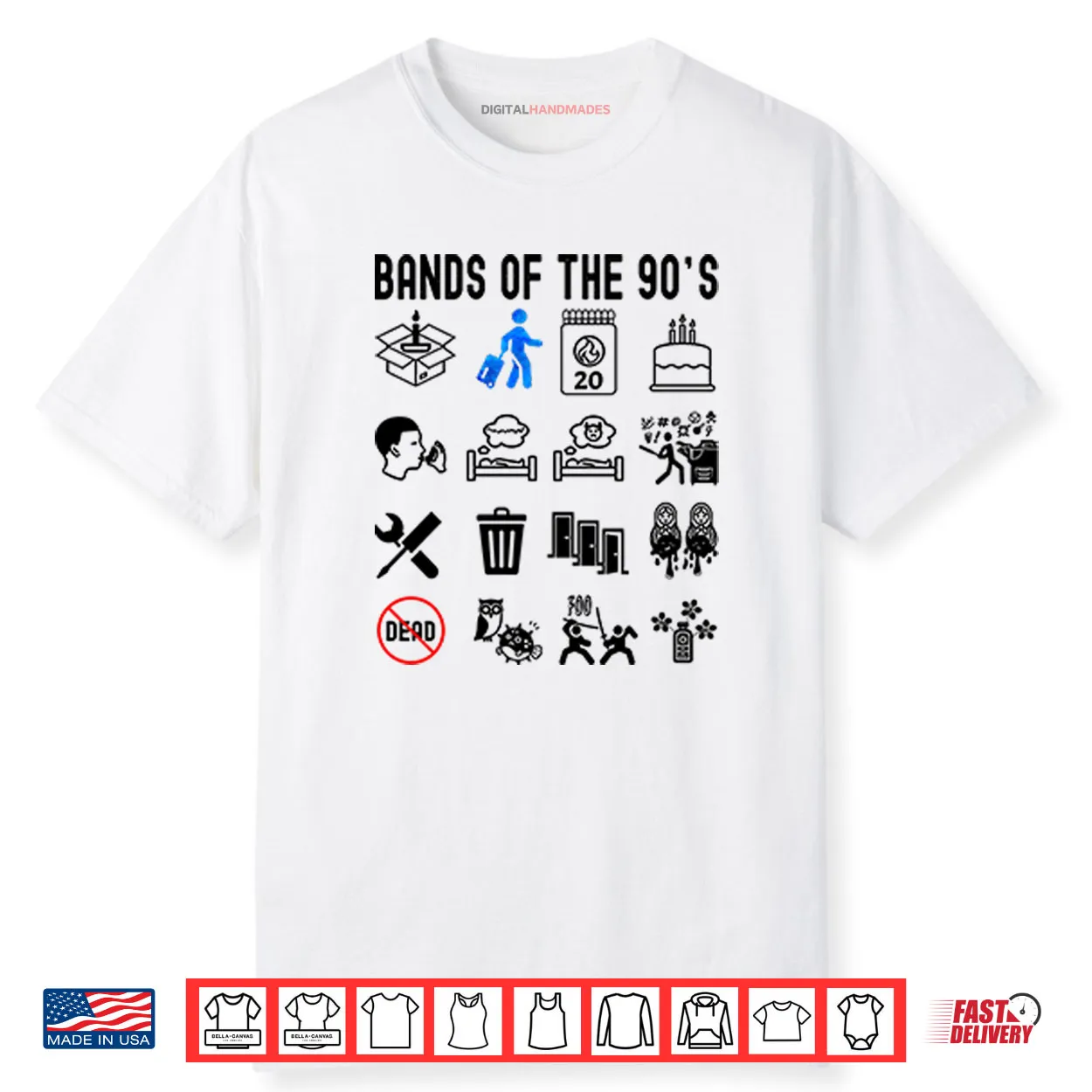 Bands Of The 90’s Shirt Bands Of The 90’s Shirt